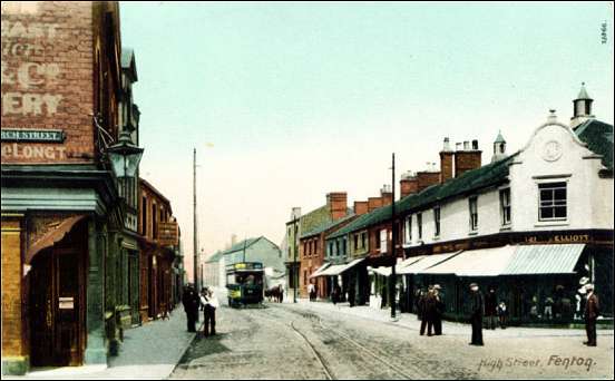 High Street East, Fenton looking towards High Street West and Stoke.