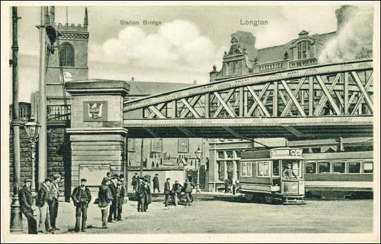 Longton station bridge
