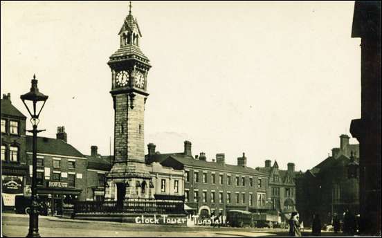 Clock Tower in Market Square, Tunstall