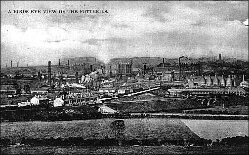 Old views of Stoke-on-Trent - 2. View from Hartshill bank towards Etruria