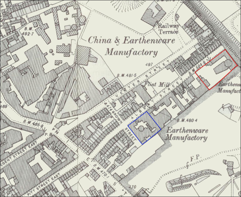 1898 map of Albert Street