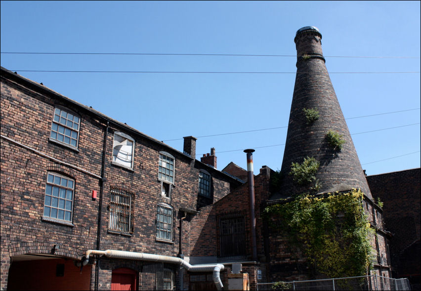 Courtyard at the rear of the Chelsea Works