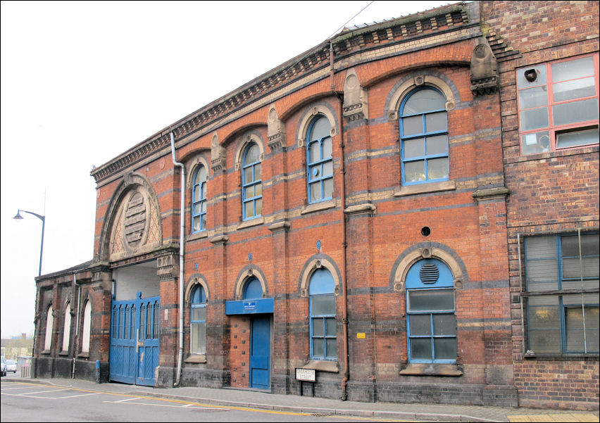 The Over House Manufactory - on the corner of Overhouse Street and Wedgwood Place, Burslem