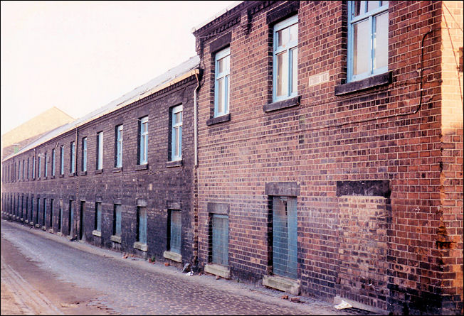 Stubbs Lane - the back boundary of the Johnson Brothers Hanley Pottery