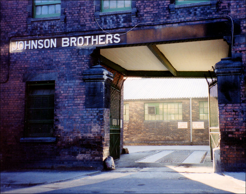 Johnson Brothers - entrance to the Trent Works