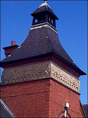Detail of the cupola on the front elevation