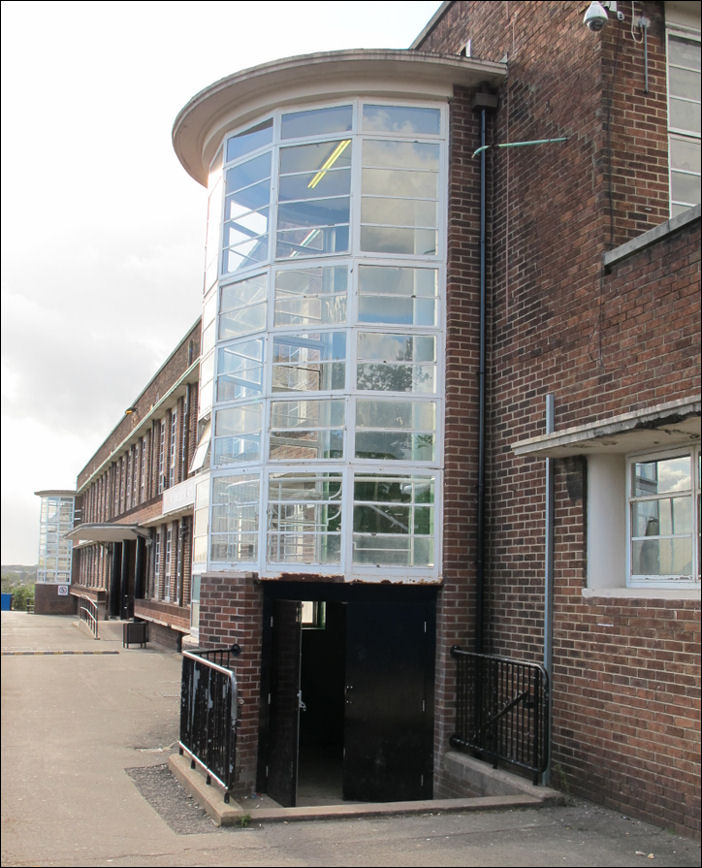 Thistley Hough High School, Penkhull - classic art deco building