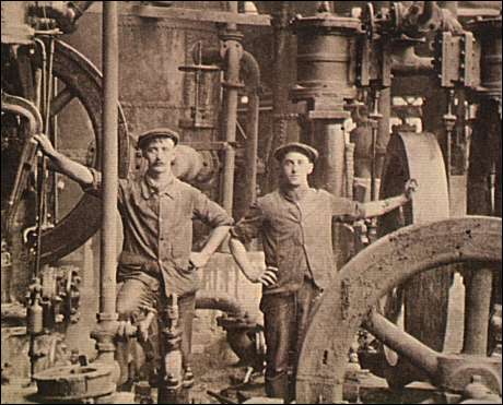 Early steam engine and its operators