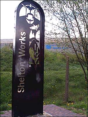 Canal side marker for Shelton Works 