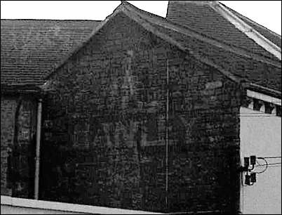 Walls were often used for permanent advertising