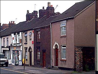 Row of Houses and shops