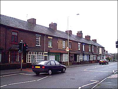 Houses on the opposite side to Acton Street