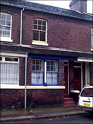 Detail of one of the terraced houses on the left.