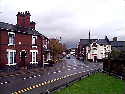 Looking down Commercial Road from Botteslow Street