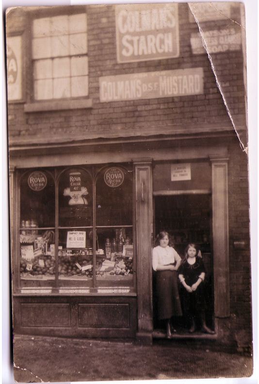 The greengrocers shop of J Whalley at 19 East View