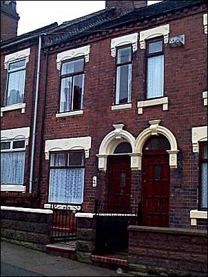 Typical terraced houses in Gilman Street