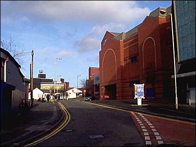 View at the bottom of Quadrant Road looking from Stafford Street