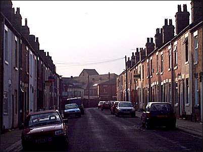 View along Talbot Street - looking towards Lichfield Street.