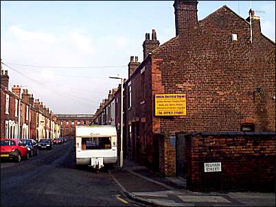 Corner of Talbot Street and Pelham Street