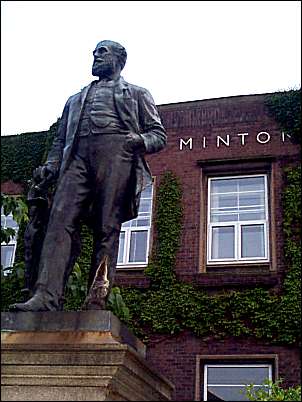 Statue of Colin Minton Campbell which previously stood outside the Minton offices