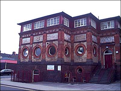 Purpose built library in 1878 by Charles Lynam