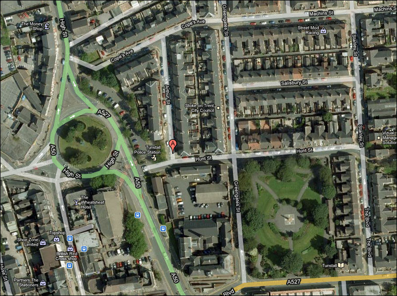 Arthur Street - Google Maps 2009