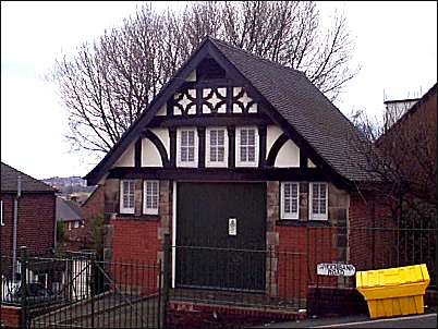 electricity sub-station at the top of Greenbank Road