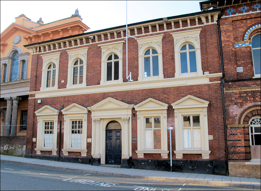 the former Staffordshire Potteries Water Board in Albion Street, Hanley