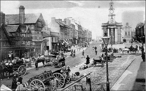 High Street, Newcastle-under-Lyme, 1895