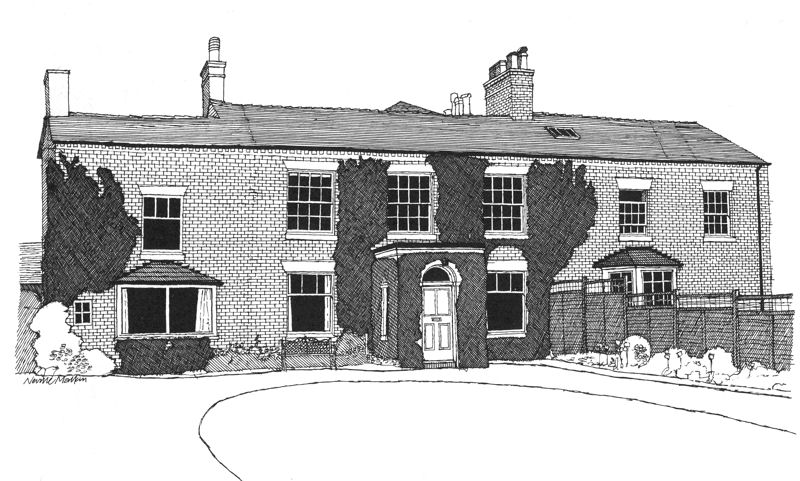 The Views, Penkhull - Sir Oliver Lodge's Birthplace