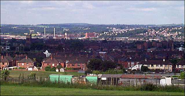 centre left is the tower of Christchurch, Fenton