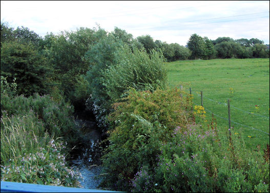 River Trent as it passes under Birches Head Road 