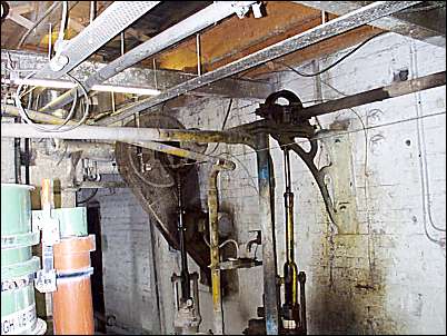 he power from the steam engine has to be transferred to the slip room