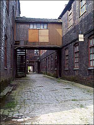 On the left is the kiln shop and on the right (1st floor) the transfer shop