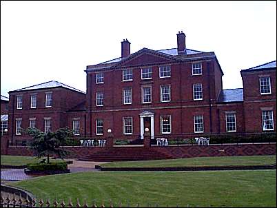 Front of Etruria Hall which looks towards Basford.