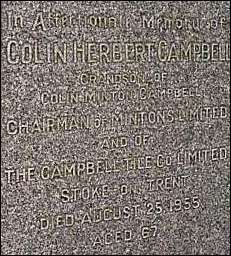 In Affectionate Memory of Colin Herbert Campbell