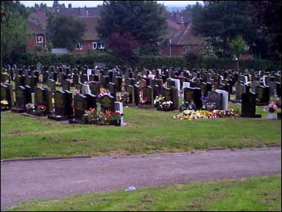 The area of the cemetery in use today (2000)