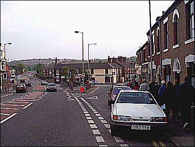 Station Road (the old road from Burslem to Newcastle)