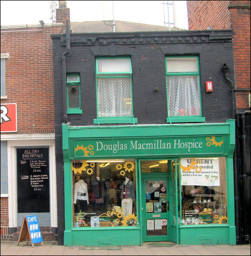 this charity shop was the original Queens Head