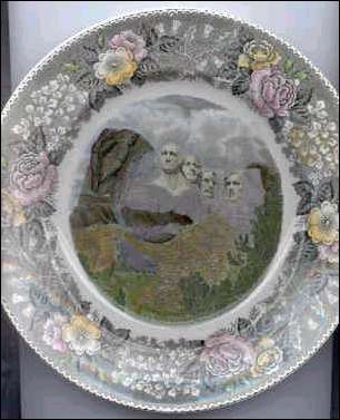 Adams produced plate "The Shrine of Democracy"
