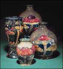 Moorcroft Claremont pattern vases sold in 1994