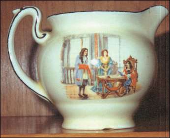    The Jug is 3 1/2" high and 3 1/2' (9cm)  in diameter at its widest point.