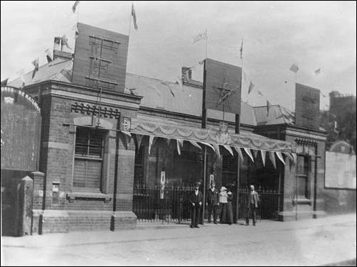 Frontage of Newcastle railway station