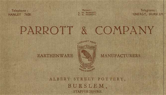 Parrott & Company - at the Albert Street Works