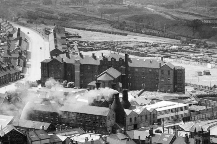 The Globe Pottery Works in 1947 