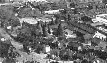 The Victoria Works from a 1937 photo of the Lane Delph area