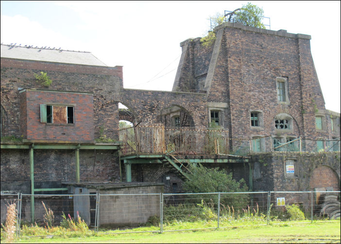 one of the pit heads at the Chatterley-Whitfield colliery