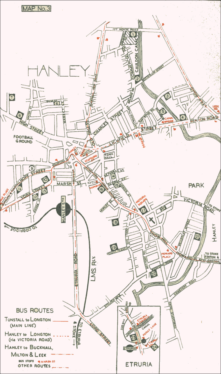 Hanley & Etruria Potteries in 1947