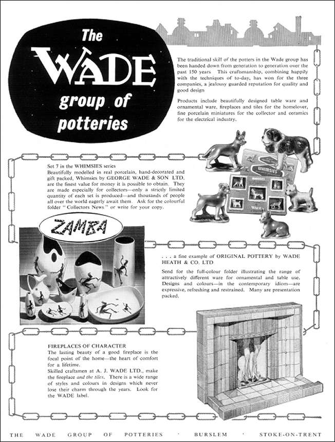 The Wade Group of Potteries