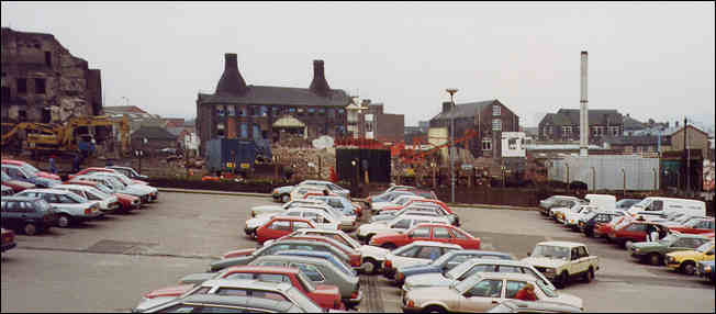 Car park on Commerce Street, Longton